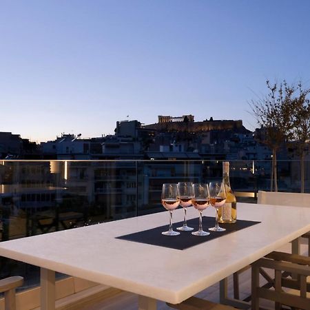 Ueber Lux 2 Bedroom New Penthouse With Acropolis View Athén Kültér fotó