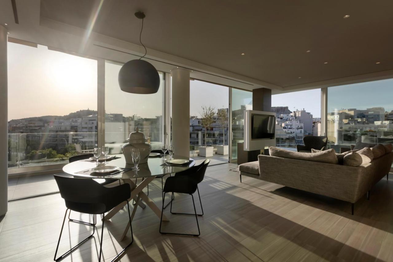 Ueber Lux 2 Bedroom New Penthouse With Acropolis View Athén Kültér fotó