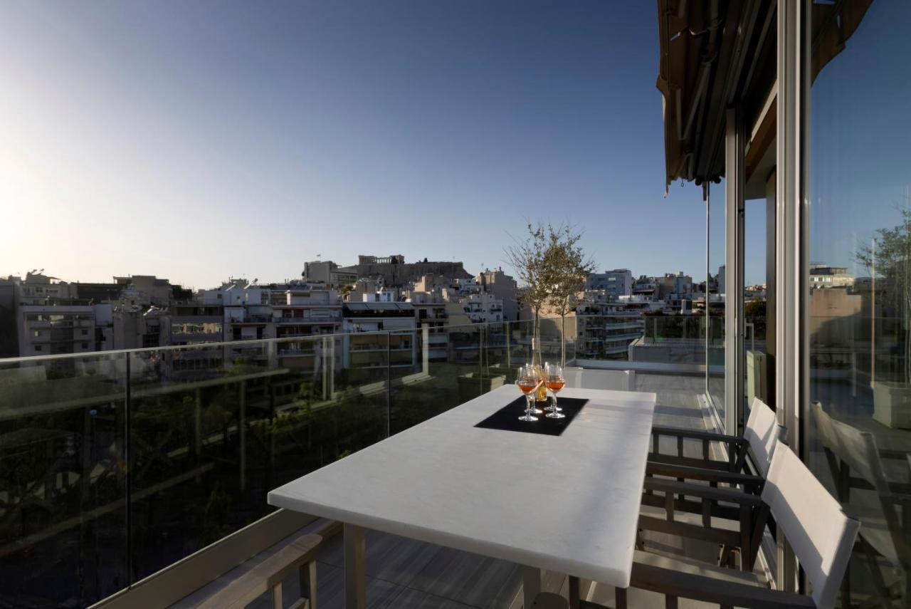 Ueber Lux 2 Bedroom New Penthouse With Acropolis View Athén Kültér fotó