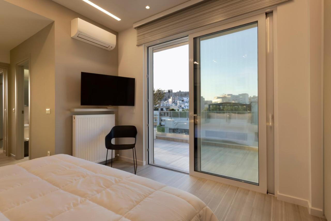 Ueber Lux 2 Bedroom New Penthouse With Acropolis View Athén Kültér fotó