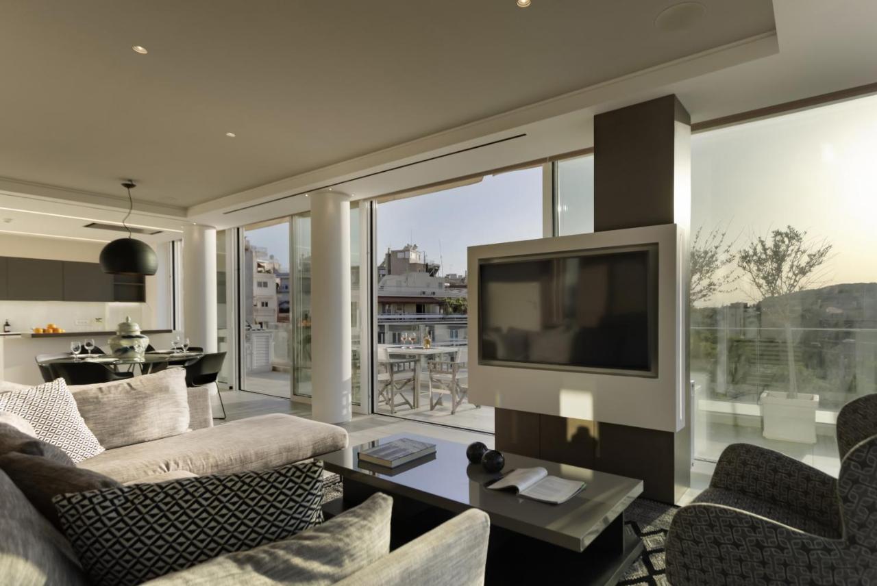 Ueber Lux 2 Bedroom New Penthouse With Acropolis View Athén Kültér fotó