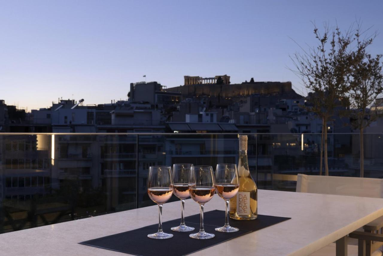 Ueber Lux 2 Bedroom New Penthouse With Acropolis View Athén Kültér fotó